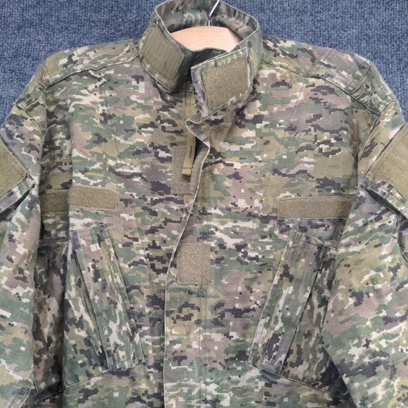 U.S. Army Men's Combat Uniform Digital Camouflage Coat Size Medium Cotton Blend - Picture 7 of 13